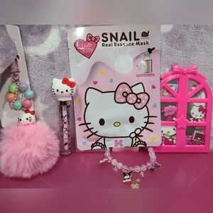 Hello Kitty Mask, Mirror, Lip Gloss, And More